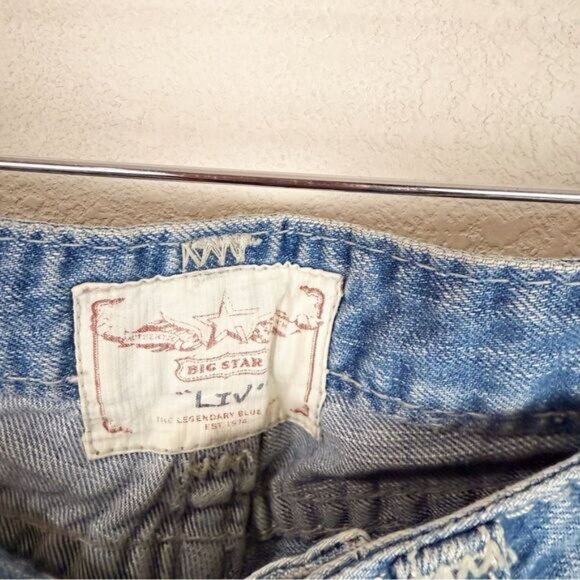 Big Star Liv Jeans Light Wash Denim Y2K Bootcut 29 - Picture 4 of 8